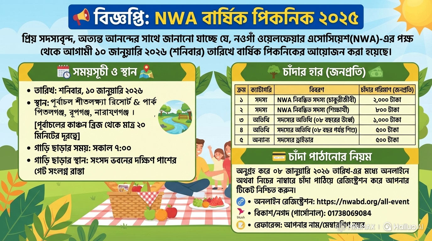 NWA বার্ষিক পিকনিক ২০২৫